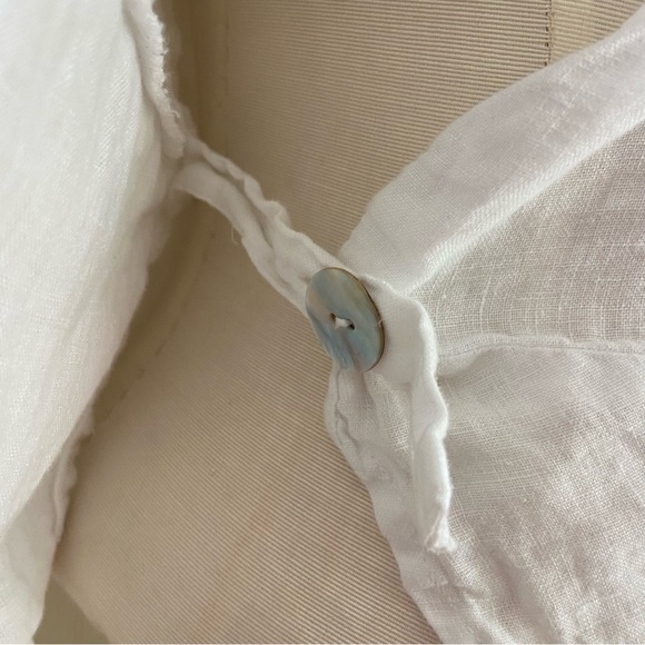 H&M Linen Wrap Top Women’s Size XS - Picture 8 of 10